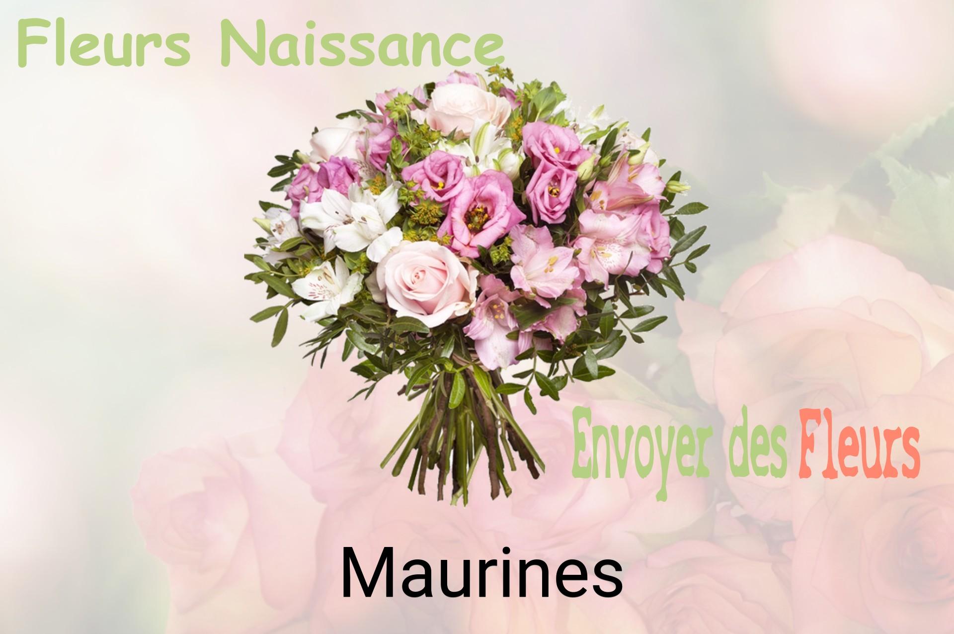 Bouquet de fleurs de naissance livré à Maurines